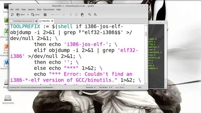 Installing xv6 (operating system) in linux смотреть онлайн