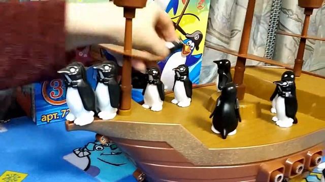 Настольная ИГРА ПИНГВИНЫ на КОРАБЛЕ не раскачивай лодку играем С ЯРИКОМ смотреть онлайн