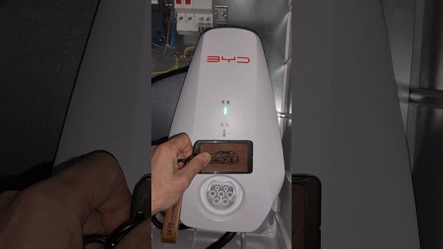 Зарядное устройство BYD. Перевод в режим работы без карты. Switching without NFC card BYD charger смотреть онлайн