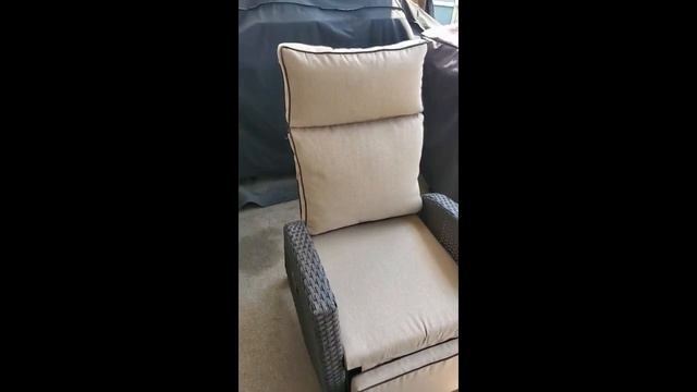 Aiscool Grand Patio Recliner Chair, Adjustable Wicker Knitting Chair Review, Really Nice Quality