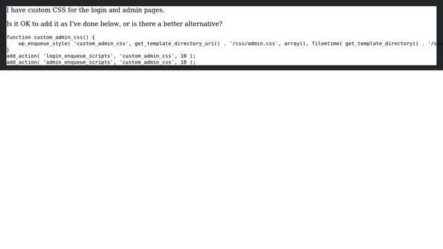 Wordpress: How to add custom css to login and admin? смотреть онлайн