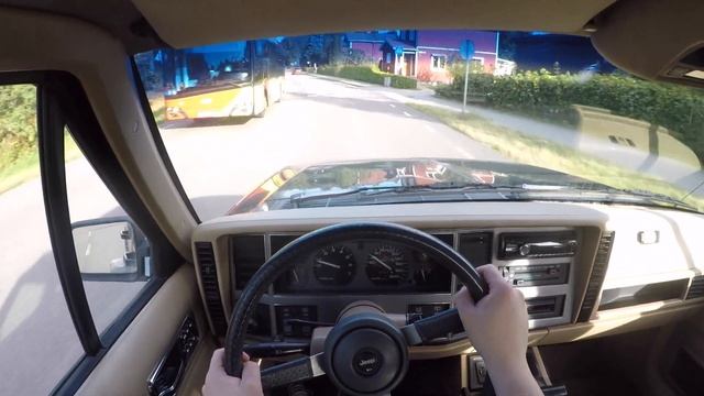 4" lifted Jeep Cherokee XJ Limited 4.0 1991 POV Drive 60FPS смотреть онлайн