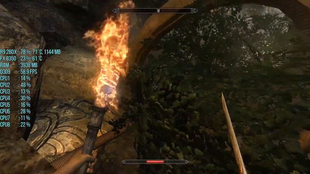Skyrim Mod Enderal : Max Settings FPS Test R9 280X FX 8350 смотреть онлайн