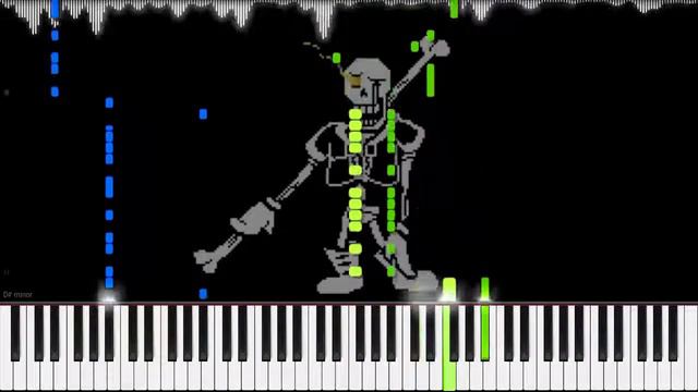 Undertale AU Disbelief Papyrus's Genocide Route Theme Piano смотреть онлайн