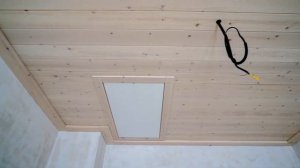 Вагонка штиль на потолке