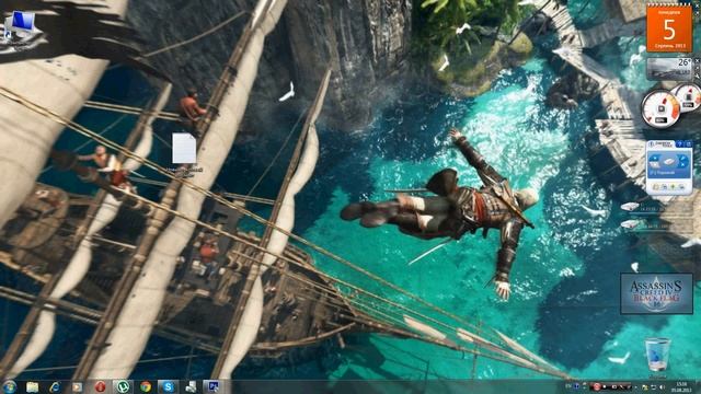 Как убрать значки рабочего стола в Windows 7 [HD 1080p] смотреть онлайн