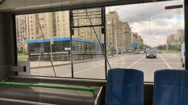 // Троллейбус 17. Метро "Озёрная" - Киевский вокзал. // смотреть онлайн