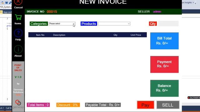 Basic POS Application developed in C# Windows Forms and SQL server Database смотреть онлайн