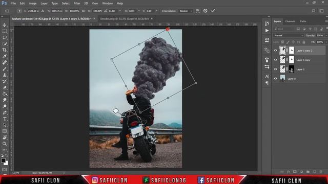 [Photoshop Manipulation] Smoke Head Tutorial - Surrealism смотреть онлайн
