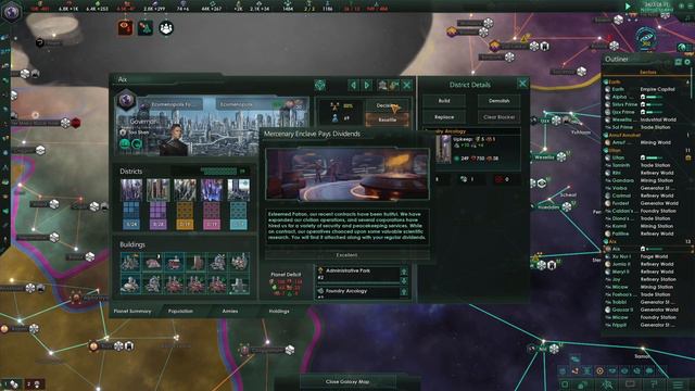 Stellaris: Overlord - Imperial Fiefdom Origin - Earth Alliance - Part 22 - Giants In The Playground смотреть онлайн