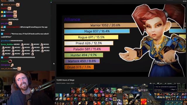 A͏s͏mongold Reacts to "10,000 Hours of Mage" | By Pint (Classic WoW) смотреть онлайн