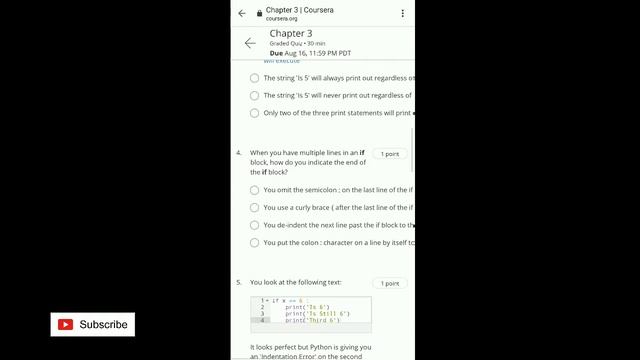 Programming for Everybody (Getting Started with Python) - All Chapters Quiz Answers - Coursera смотреть онлайн