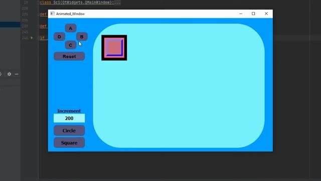 Python PyQt5 GUI - Object Animated Inside a Window смотреть онлайн