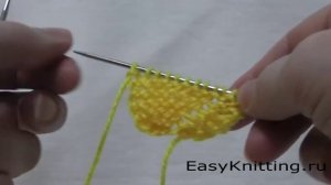 Как связать цветок спицами