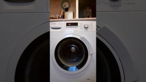 Полный отжим стиральной машинки Bosch.