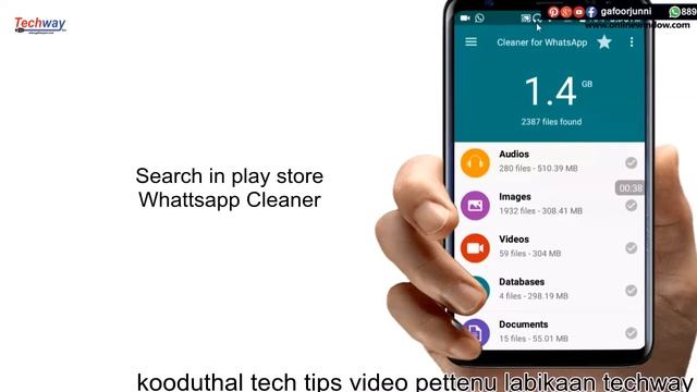 Whatsapp Cleaner 2018 in Android 2 minu free storage space смотреть онлайн