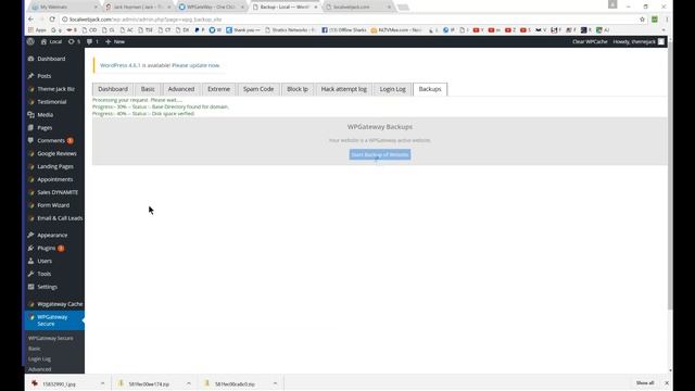 Backup Wordpress Site In One Click смотреть онлайн