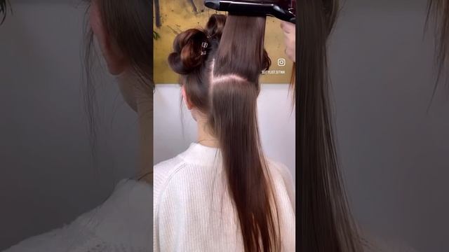 Больше уроков в инсте! #hairstyle #hairstyletutorial #hair #дайсон #hairtutorial #makeup #beauty смотреть онлайн