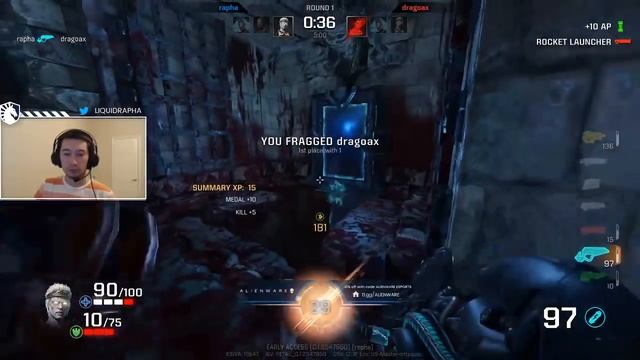 Rapha Playing Pub Duels Quake Champions