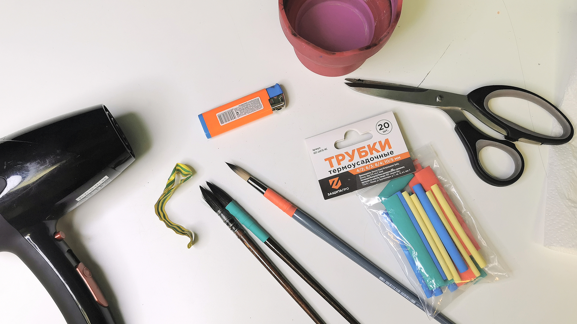 Защита крепления кисти при помощи термоусаживаемой трубки смотреть онлайн