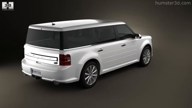Ford Flex 2013 by 3D model store Humster3D.com смотреть онлайн