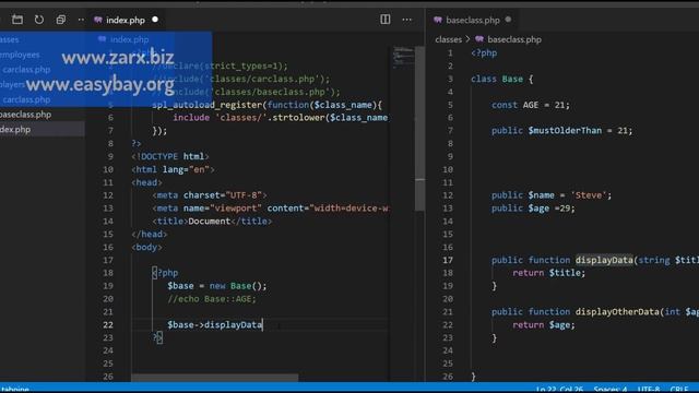 #10 Constant in PHP class with example | Object Oriented PHP Tutorial | PHP Tutorial смотреть онлайн