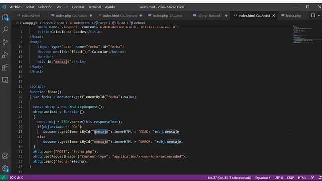 Calcular la edad de una persona usando PHP, retorna Años Meses Días смотреть онлайн
