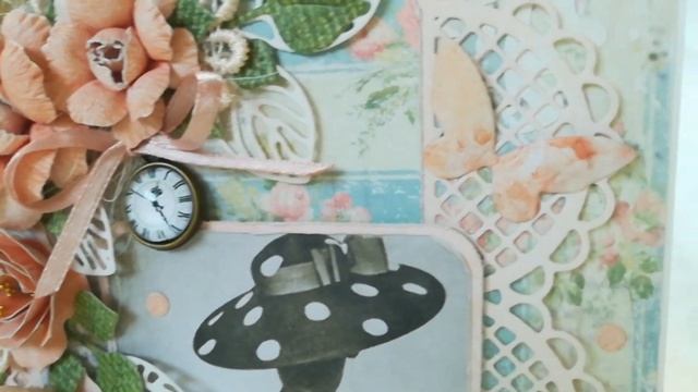 Скрап открытка 