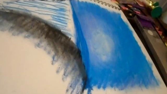 Sketching with Oil Pastels Water Meets Sky смотреть онлайн
