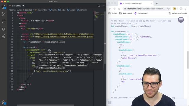 Build a React app in 2 minutes смотреть онлайн