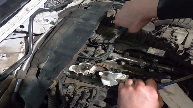 Замена цепей N47 - часть 2 разбор моторного отсека и удаление сажевого фильтра!!!