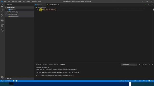2 First Python Program смотреть онлайн