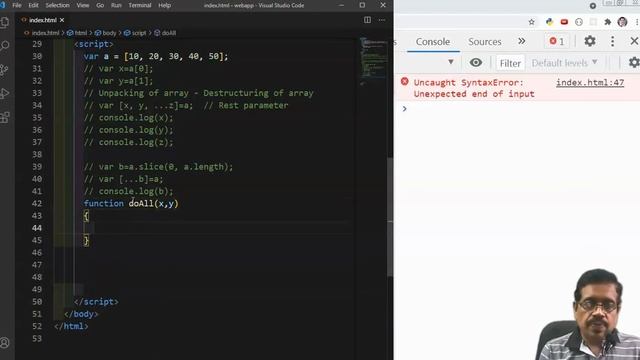 JavaScript - Destructuring assignment смотреть онлайн