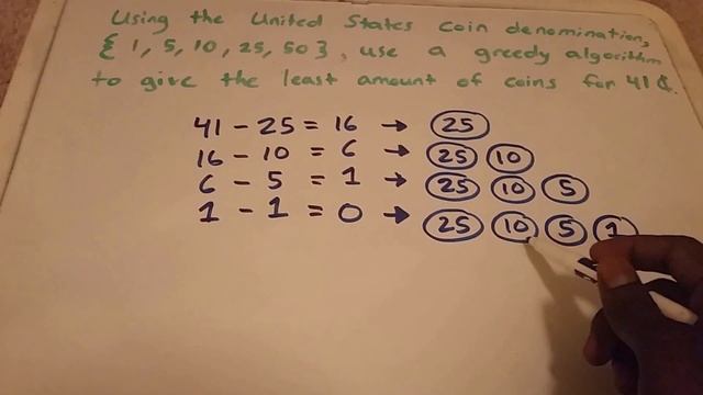 Greedy Algorithm Making Change смотреть онлайн