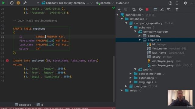 SQL 7. Автогенерируемые идентификаторы смотреть онлайн