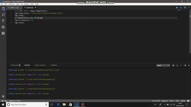 How to change Color, Contrast, Brightness of image and how to Sharpen it using PIL python. смотреть онлайн