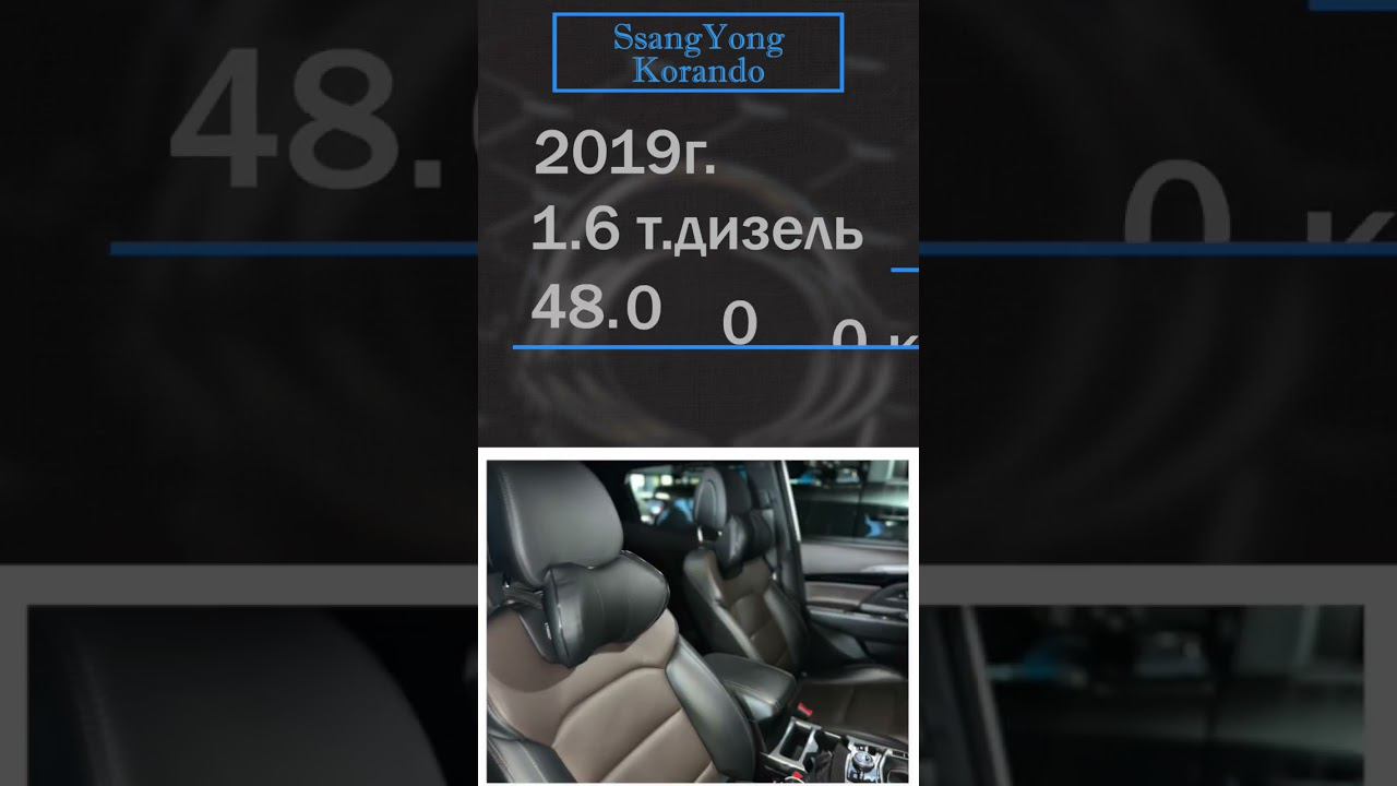 SsangYong Korando 2019г. 1.6 турбодизель 48.000км. 2.200.000₽