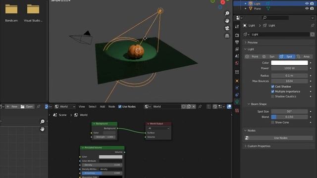 Объемные лучи света в Blender 3D за 5 минут! смотреть онлайн