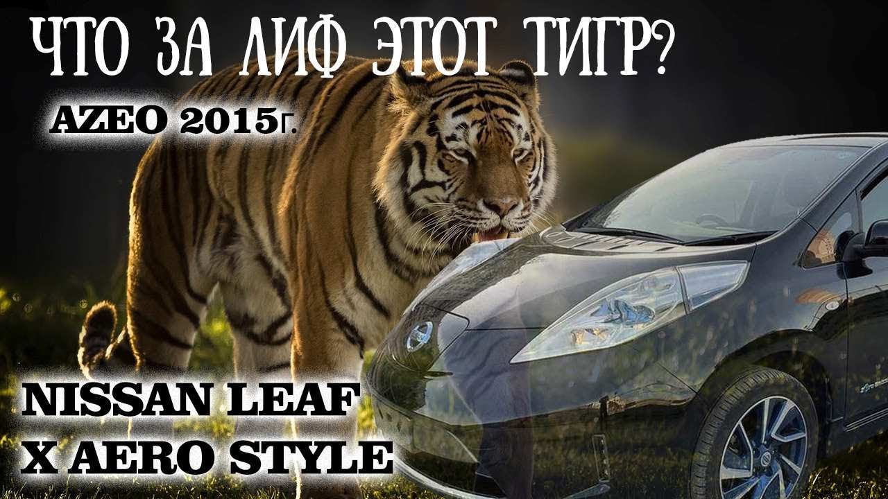 Nissan Leaf, 2015г., комплектация: "X AERO STYLE", пробег: 93000км., батарея: 9 делений, 4 балла. смотреть онлайн