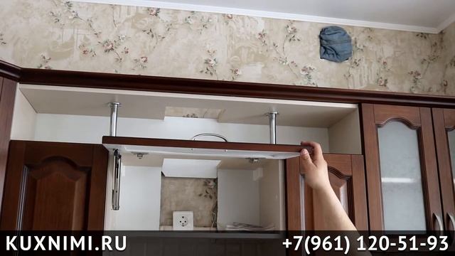 Кухня из дерева на заказ Натуральный шпон дуба смотреть онлайн