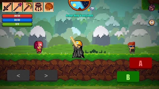 Pixel Survival 2 Moon BladeShield +Armor Ring V смотреть онлайн