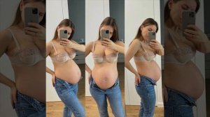 PREGNANCY TRANSFORMATION (20-40) / Беременность по неделям за 1 минуту