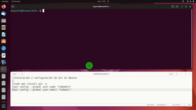 Instalación y configuración de Git en Ubuntu (sin audio) смотреть онлайн