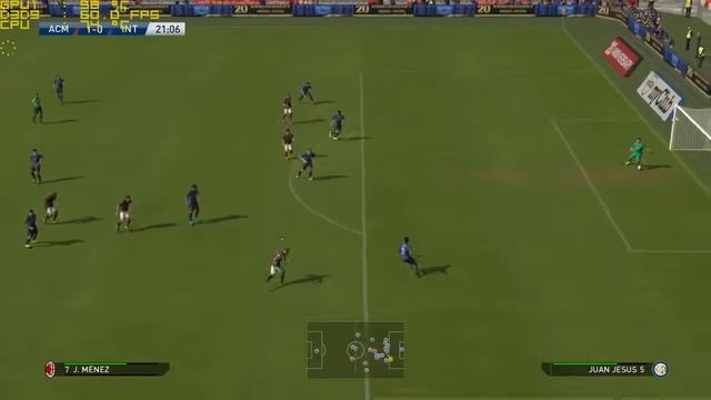 PES 2016 - Geforce 840m (fps test) смотреть онлайн