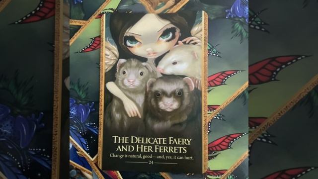 Learn Oracle Cards - Card 24 The Delicate Fairy And Her Ferrets Oracle Of The Shapeshifters смотреть онлайн