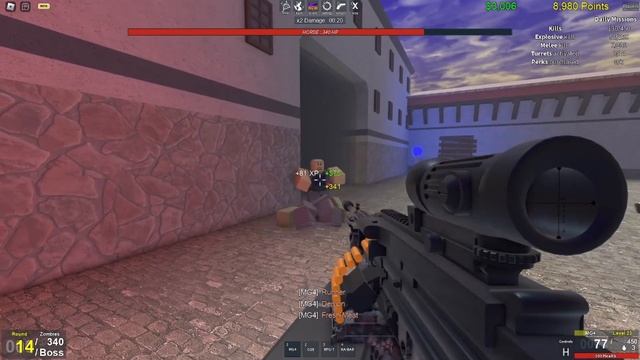 Zombie Uprising Gameplay (14) | No Commentary | ? Zombie Uprising | Roblox смотреть онлайн