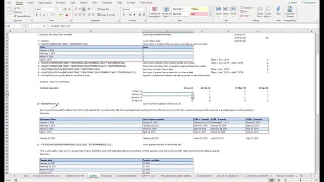 20+ Date Formula in Excel смотреть онлайн