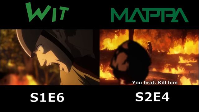 Mappa vs Wit - Vinland Saga Thorfinn's Nightmare Scene смотреть онлайн