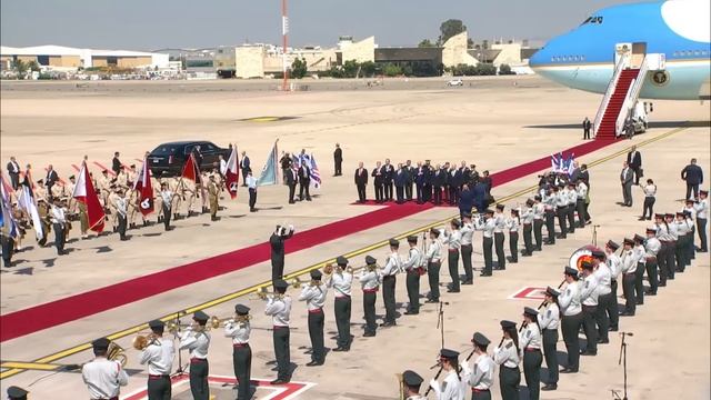 PM Lapid welcomed US President Biden in a state ceremony at Ben-Gurion International Airport смотреть онлайн