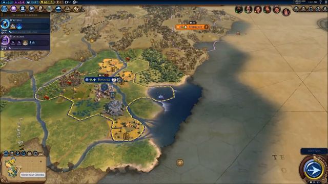 Sid Meier's Civilization VI - Gran Colombia gameplay #1 смотреть онлайн